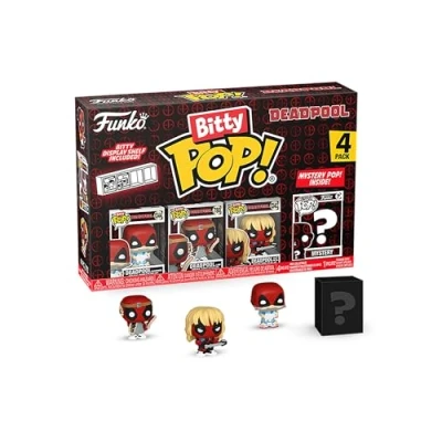 Image de Figurine Funko Bitty Pop Deadpool Sleepover 4PK