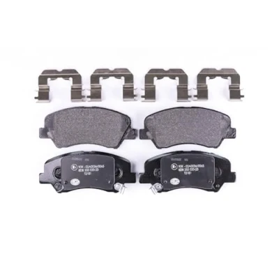 Afbeelding van HELLA 8DB 355 020 231 Remblokkenset Met akoestische slijtagewaarschuwing toebehoren KIA: Rio 3, Picanto II, 4, HYUNDAI: i20 II Active
