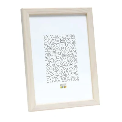 Afbeelding van Deknudt Houten fotokader in licht witte kleur 20x30 S41JL1