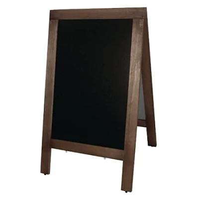 Afbeelding van Olympia houten stoepbord 120x70cm