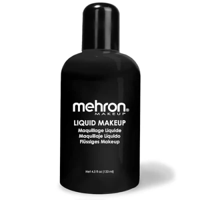 Afbeelding van Mehron Vloeibare Schmink op Waterbasis Zwart 133 ml