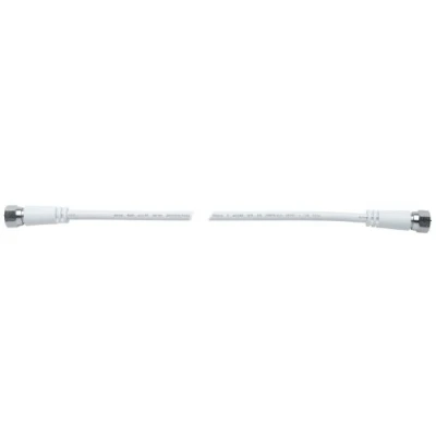 Afbeelding van Axing MAK 030 80 dubbel afgeschermde coaxiale patchkabel klasse A met F stekker 0,30 m