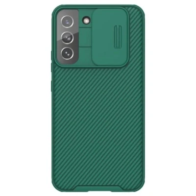 Afbeelding van Telefoonhoesje geschikt voor Samsung Galaxy S22 Plus 5G Nillkin CamShield Pro Case Groen