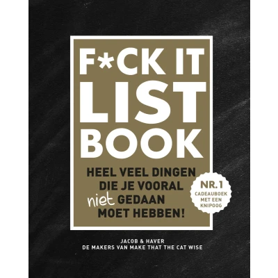 Afbeelding van F*CK it list book