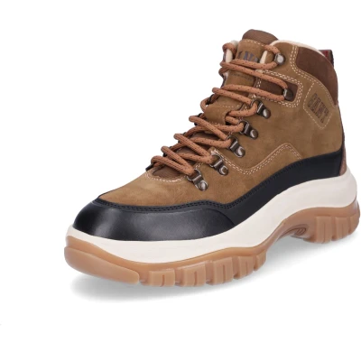 Afbeelding van GANT Hillark Veterboots, Heren, Maat: 44, Warm khaki Leer en imitatieleer