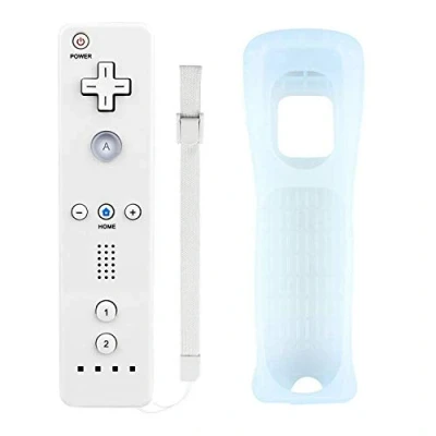 Afbeelding van Mribo Wii afstandsbediening met siliconen hoes en polsband voor Nvidia Shield, Nintendo U