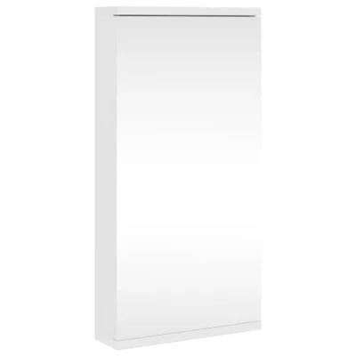 Afbeelding van vidaXL Badkamerkast met spiegel 30x24x60 cm wit