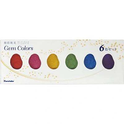 Afbeelding van Gem Colors, 6 Colors set
