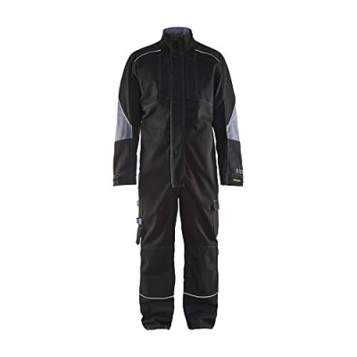 Afbeelding van Blaklader Vlamvertragende Overall 6061 1516 Zwart/Grijs C146