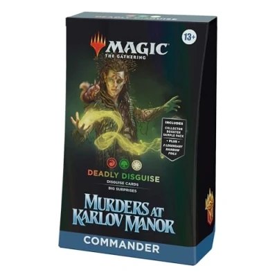 Afbeelding van magicthegathering Deck Commander Magic: The Gathering Murders in Karlov Manor Gevaarlijk kostuum (100 kaarten deck, verzamelbooster 2 + accessoires) (Engelse versie)