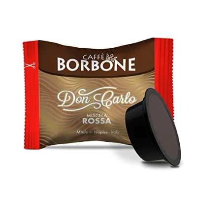 Image de Caffè Borbone café Don Carlo, Mélange Rouge 100 Capsules Compatibles avec les Machines à usage domestique Lavazza* A Modo Mio*
