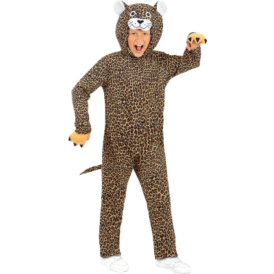 Afbeelding van FUNIDELIA Luipaard Kostuum Onesie voor kinderen Maat: 107 113 cm