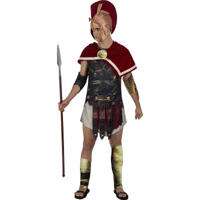 Afbeelding van Funidelia Assassins Creed Odyssey Kostuum voor mannen Videospellen, Films &amp; Series, Assassin&#039;s Volwassenen Accessoire verkleedkleding en rekwisieten Halloween, carnaval feesten Maat S M Bruin