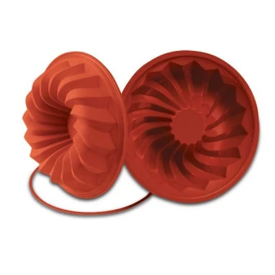 Afbeelding van Silikomart Siliconen Bakvorm Savarin Ø24x6cm + Ring