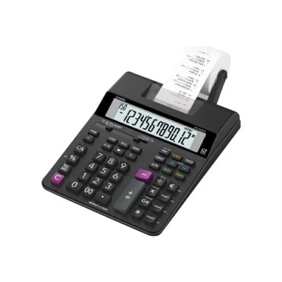 Image de Casio HR 200RCE Calculatrice avec imprimante LCD 12 chiffres pile