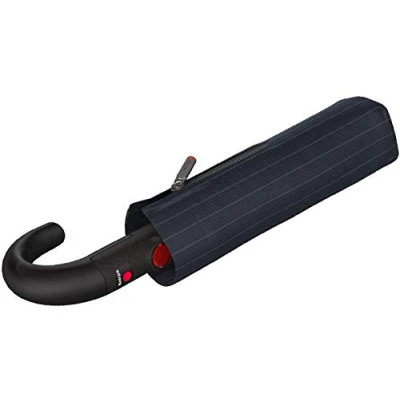 Afbeelding van Knirps T Medium Duomatic Crook Handle Paraplu, Heren, Maat: One Size, Men&#039;s prints pattern