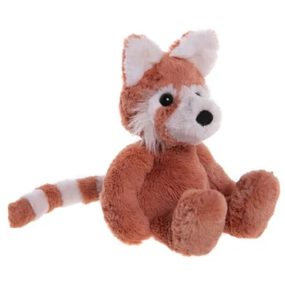 Afbeelding van Charlie Bears Mascotte, panda Ronnie, uit de Bear&amp;Me serie, een unieke knuffel voor kinderen, 24 centimeter