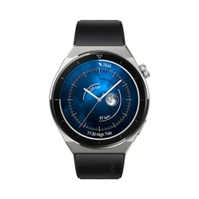 Afbeelding van Huawei Watch GT 3 Pro 46mm Zilver/Rubberen Band