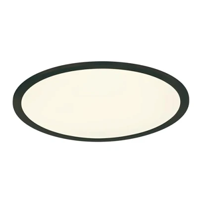 Afbeelding van Trio leuchten LED Plafondlamp Plafondverlichting 26W Warm Wit 3000K Dimbaar Rond Zwart Aluminium