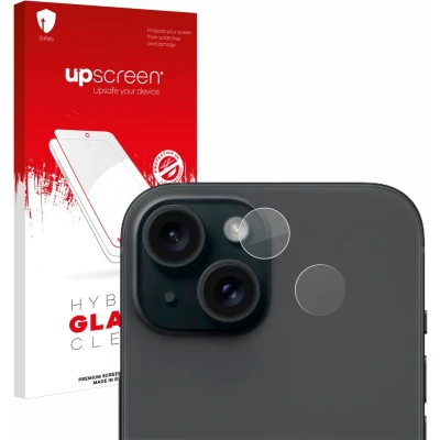 Afbeelding van upscreen Screenprotector voor Apple iPhone 15 (ALLEEN Camera Lens) Folie Beschermfolie Beschermglas transparant