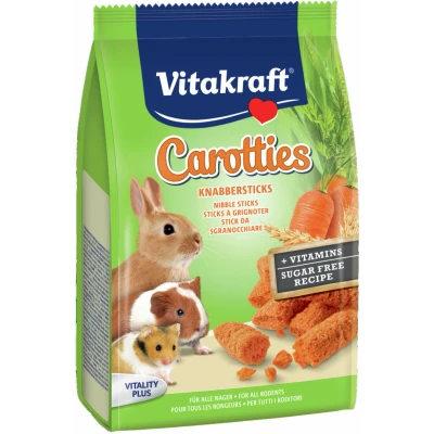 Afbeelding van Vitakraft Carotties Knaagdier Konijnensnack Wortel 50 g