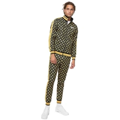 Afbeelding van Lonsdale Training Passform Boswall Trainingspak, Heren, Maat: 3XL, Black yellow white