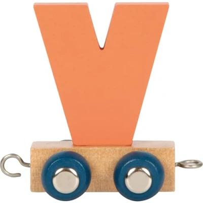 Afbeelding van Small Foot Houten Lettertrein Polar V