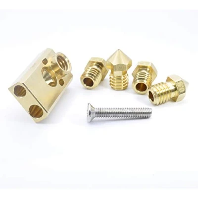 Afbeelding van Verwarmingsblokmondstukset compatibel met Ultimaker 2 + UM2 Extended 3D Olsson Bloc Hotend verwisselbaar mondstuk, 3,0 mm