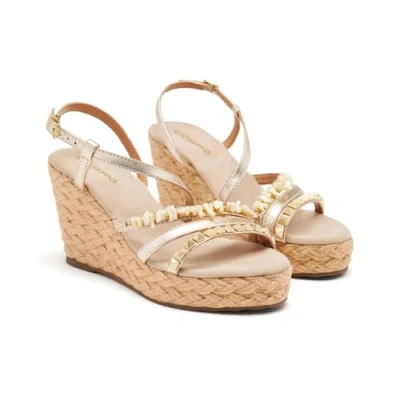 Afbeelding van Gioseppo ZOLA Espadrilles, Dames, Maat: 41, Platino Leer