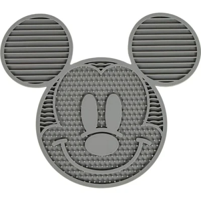 Afbeelding van Voerbak voor honden Mickey Mouse Grijs Siliconen 28 x 15 1,5 cm