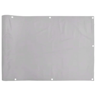 Afbeelding van Tuinscherm 600x120 cm PVC grijs