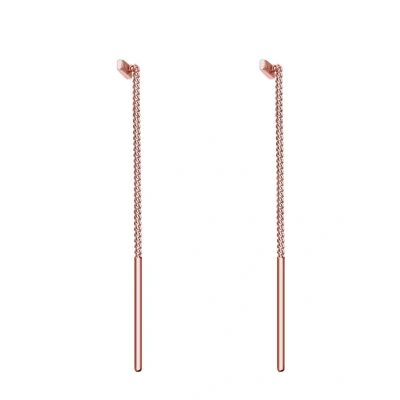 Afbeelding van Elli Stick GEO Oorbellen rosegoldcoloured, Dames, Maat: One Size, Rosegold coloured