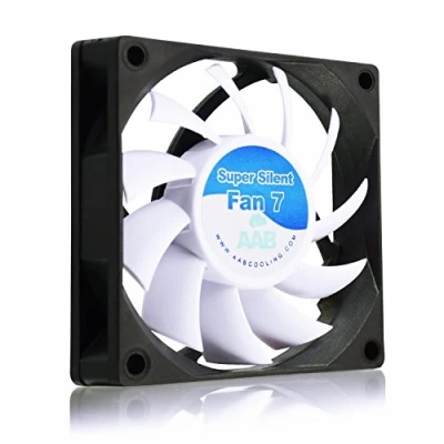 Afbeelding van AABCOOLING Super Silent Fan 7 stille en efficiënte 70 mm behuizingsventilator met 4 anti vibratiepads, CPU koeler, mini ventilator, koeling, ventilator voor