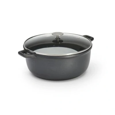 Afbeelding van de Buyer choc extreme braadpan met glazen deksel 24 cm inductie
