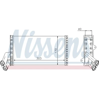 Afbeelding van Nissens Kachelradiateur 71149