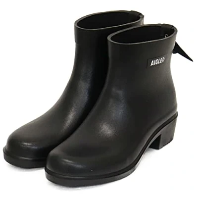 Afbeelding van Aigle Myrica Bottil Regenlaarzen, Dames, Maat: 41, Black Natuurrubber