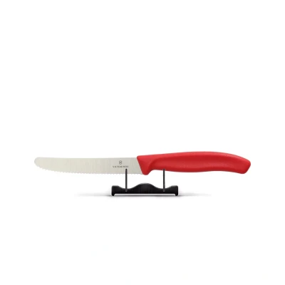 Afbeelding van Tafelmesje Victorinox gekarteld Rood 10cm