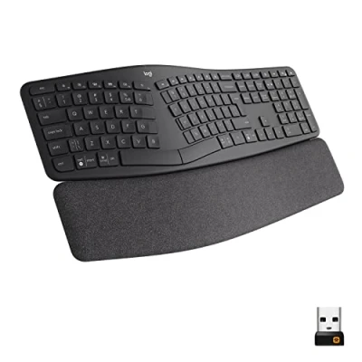 Afbeelding van Logitech ERGO K860 Split Keyboard for Business Toetsenbord draadloos Bluetooth LE QWERTY VS internationaal grafiet