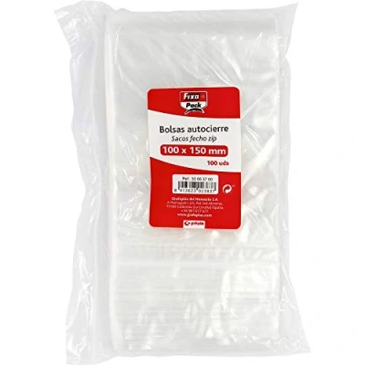 Afbeelding van Fixo Pack 50063700 zakjes, zelfsluitend, 100 x 150 mm, stuks
