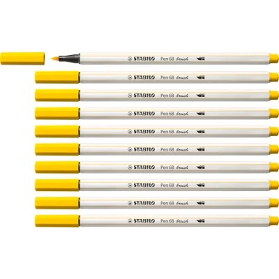 Afbeelding van Brushstift STABILO Pen 568/44 geel