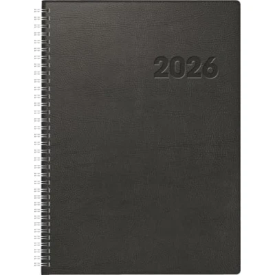 Afbeelding van rido/idé 7027501906 Buchkalender Mod. Conform 2026 A4, Kunststoff, schwarz