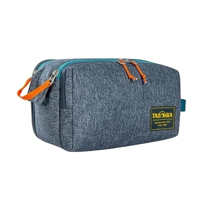 Afbeelding van TATONKA Toilettas Cosmetic Double Zip Pouch Navy Donkerblauw