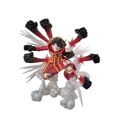 Afbeelding van Bandai Tamashii Nations One Piece Figuarts ZERO Extra Battle PVC Statue Monkey D. Luffy Gum Hawk Gatling 19 cm Beeld