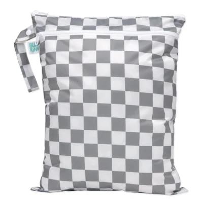 Afbeelding van Bumkins Wet/Dry Bag Charcoal Check