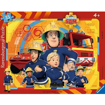 Image de Puzzle Ravensburger Sam le pompier, 33 pièces