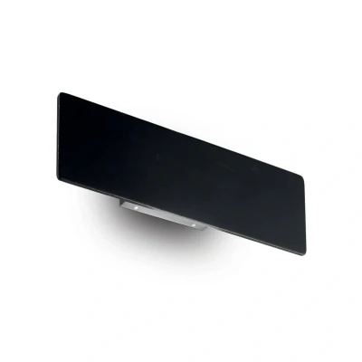 Afbeelding van LED wandlamp Zig Zag zwart, breedte 29 cm
