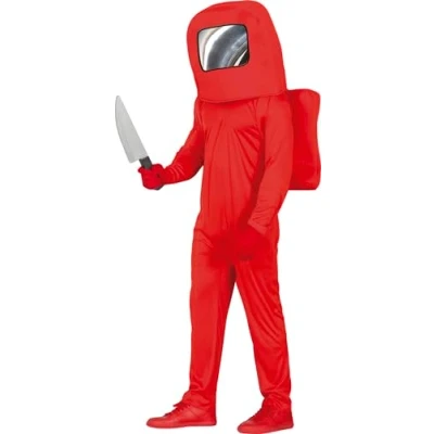 Afbeelding van Fiestas Guirca Kostuum Red Astronaut 14 16 jaar
