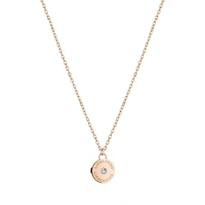 Afbeelding van Liebeskind Berlin MIT ANHÄNGER Edelstahl Ketting Rose goldcoloured, Dames, Maat: One Size, gold coloured