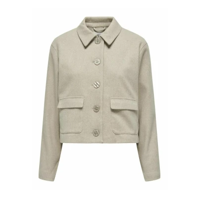 Afbeelding van Jacqueline de Yong Jas Jdycallie Life Short Jacket Otw Hab 15311852 Incense Dames Maat M