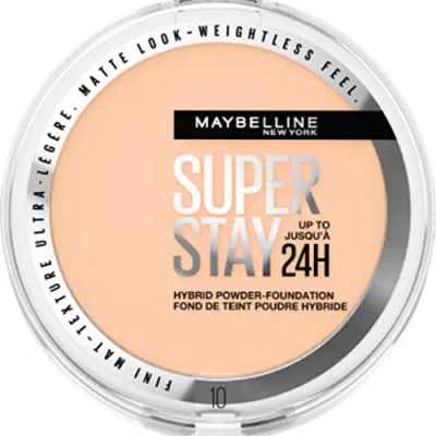 Afbeelding van 1+1 gratis: Maybelline SuperStay 24H Hybrid Poeder Foundation 10
